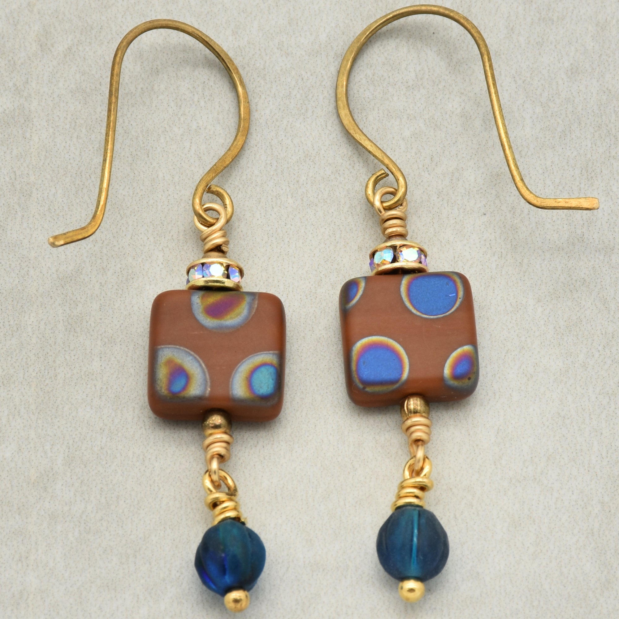 This image shows a pair of earrings.