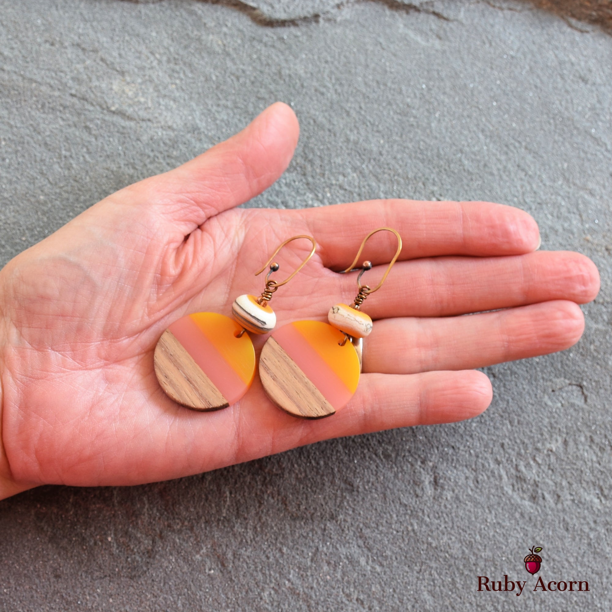 The jewelry shown in the image is a pair of earrings.