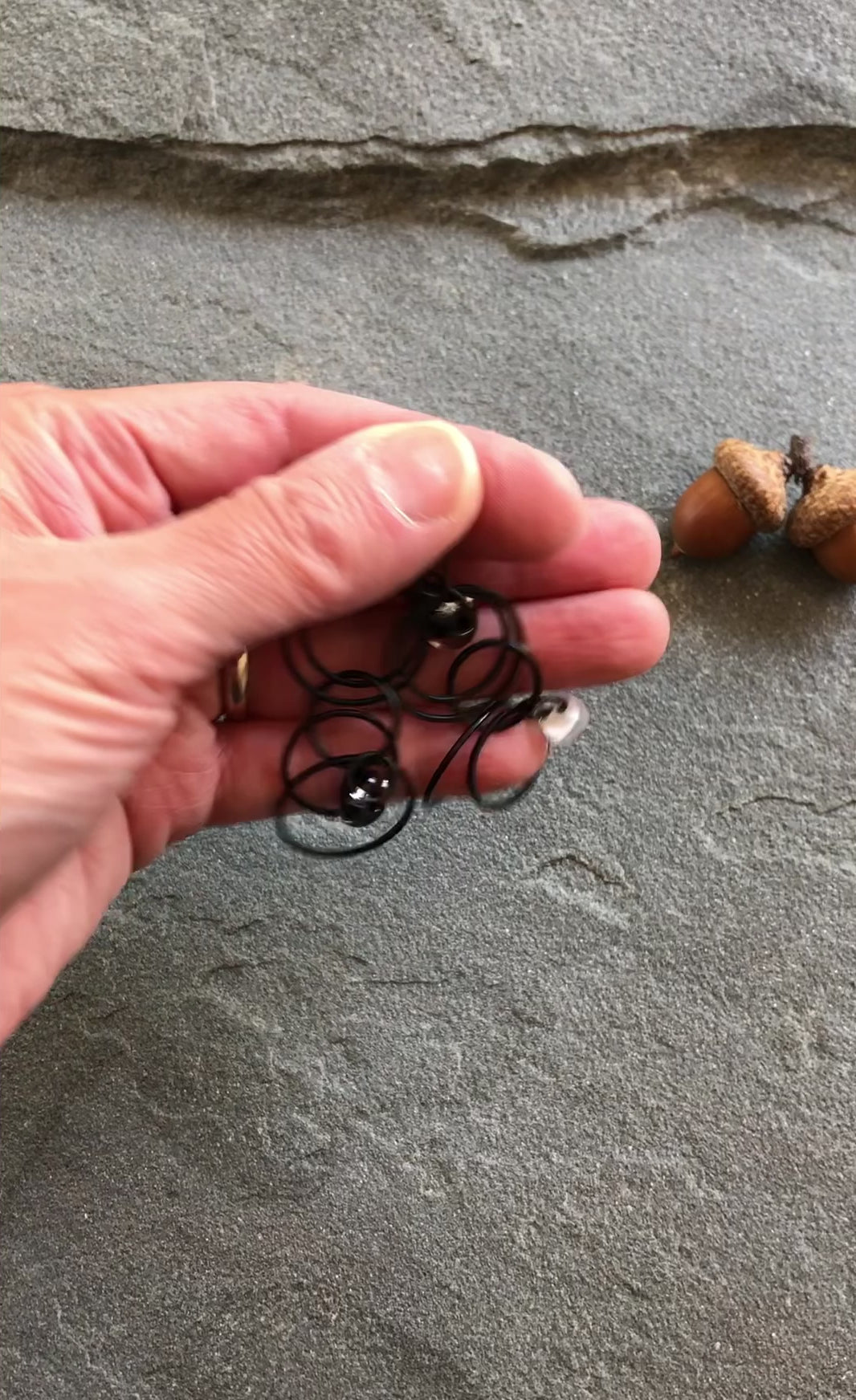 Video of Elegant Black and White earrings