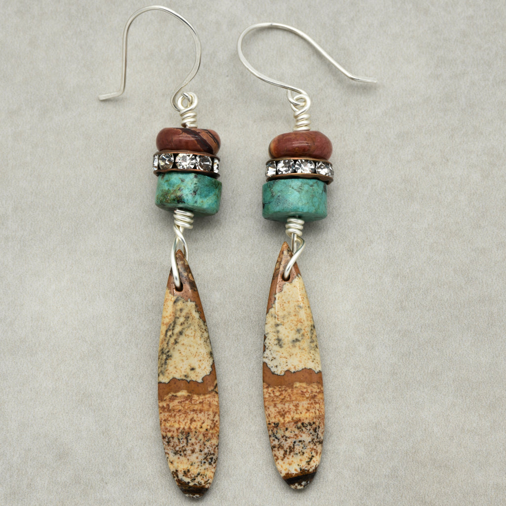 This image shows a pair of earrings.
