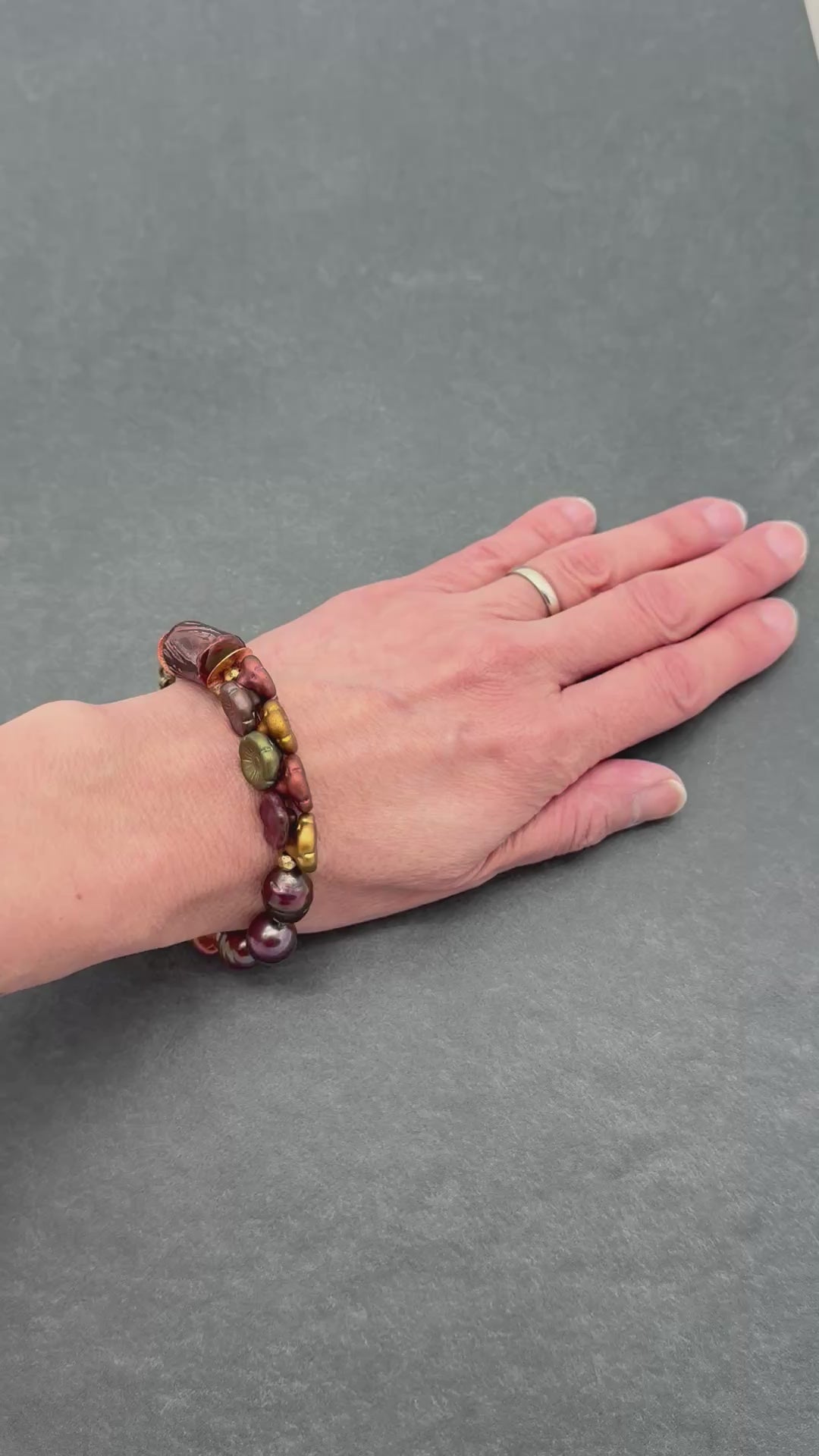 video of raku bracelet